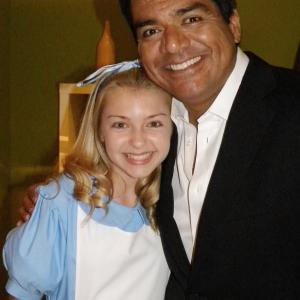 Actress Kara Stribling and Comedian George Lopez on Lopez Tonight
