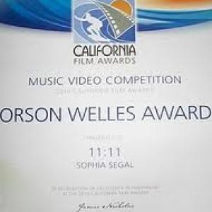 Sophia Segal Orson Welles Award for 1111 Music Video