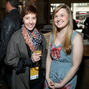 Steph Green L and Erica Cusumano attend the Directors Brunch during the 2013 Tribeca Film Festival on April 23 2013 in New York City