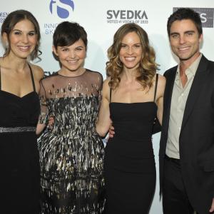 Hilary Swank Ginnifer Goodwin Molly Smith and Colin Egglesfield