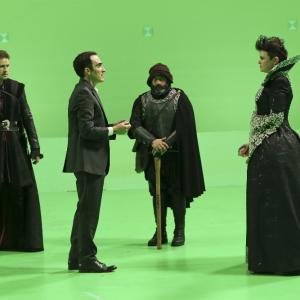 Still of Lee Arenberg, Patrick Fischler, Ginnifer Goodwin and Josh Dallas in Once Upon a Time (2011)