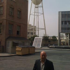 On back lot at Paramount, March 2012.