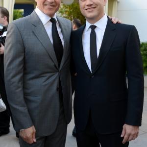 Jimmy Kimmel and Robert A Iger
