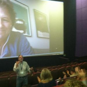 Inside the Pacific Theaters at Westdocs 2012, Culver city, CA with Filmmaker's Q & A via Skype moderated by Chuck Braverman