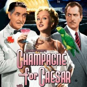 Vincent Price Celeste Holm and Ronald Colman in Champagne for Caesar 1950