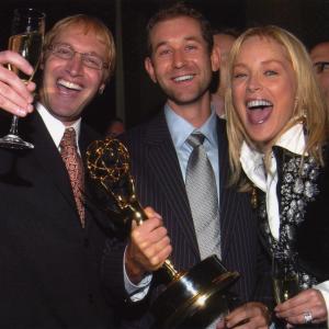 Eric Goldfarb Stuart Acher Sharon Stone Showtime Emmy After Party