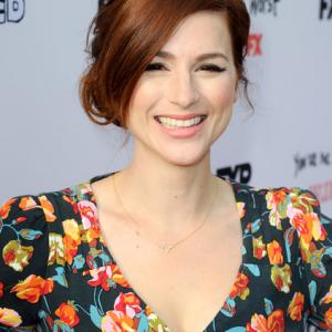 Aya Cash attends the premieres of Youre the Worst and Married