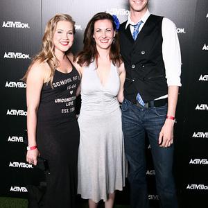 Rachel Levine with Actress Jenn Fiskum and Comedian Ryan Young