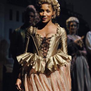 Aisha Kabia in the Oregon Shakespeare Festival production of The Belles Stratagem