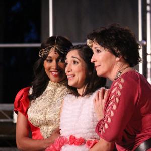 LR Aisha Kabia Erika Soto  Bernadette Sullivan in the Independent Shakespeare Co production of Romeo and Juliet