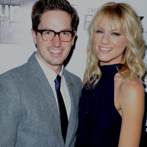 Seth David Mitchell with Brit Morgan at the premiere of 