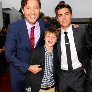 Burr Steers Zac Efron and Charlie Tahan at event of Charlie St Cloud 2010