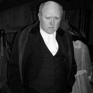 Steve OConnell as Ebenezer Scrooge in New Curtains production of A Christmas Carol