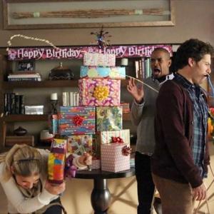 Still of Elisha Cuthbert Damon Wayans Jr Adam Pally and Eliza Coupe in Happy Endings 2011