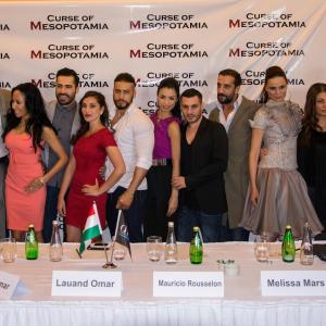 Cast, Director, and Producer of The Curse of Mesopotamia at Erbil Press Conference