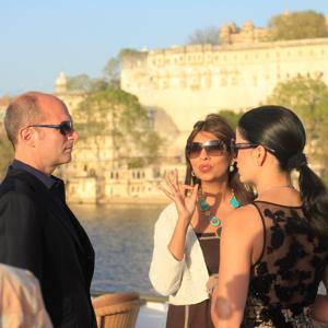 Award wining film maker Vibha Bakshi directs Helen and JohnMichael Lind  CoFounder of Access Healthcare Foundation for the making of Taj Lake Palace Film