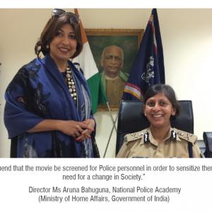 Daughters of Mother India screening at National Police Academy, Hyderabad.