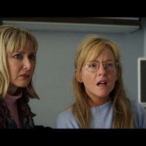 Abes secret is revealed to Gayland Williams and Rachael Harris in Natural Selection