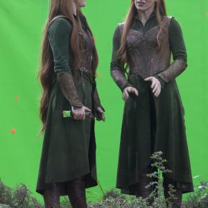 Ingrid Kleinig & Evangeline Lilly on The Hobbit Trilogy