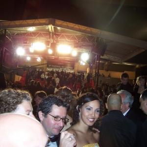 Arlette Torres with Alberto Arvelo at the Cannes Film Festival Open Ceremony (2006)