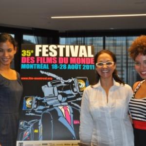 Arlette Torres Margarita Cadenas and Danay Garca attend the Eternal Ashes Press Conference in Montreal Film Festival Montreal Canada 2011