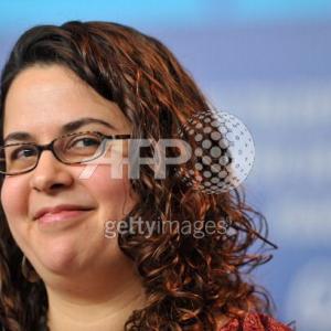 Sally El Hosaini at the press conference for My Brother The Devil, Berlinale 2012.