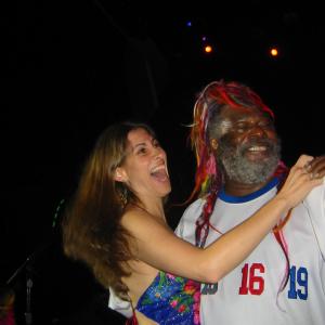 On stage with George Clinton