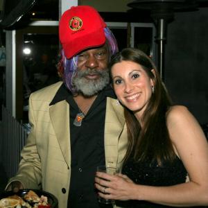 With George Clinton on the red carpet of CDRF Benefit