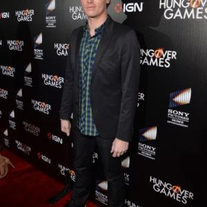 Rock Anthony attending the premiere of The Hungover Games