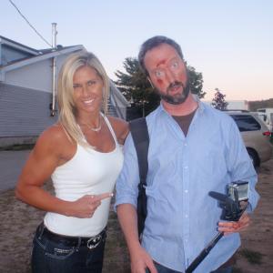Tom Green - Shannon Leroux on the Set of Swearnet the Movie Sept 2012