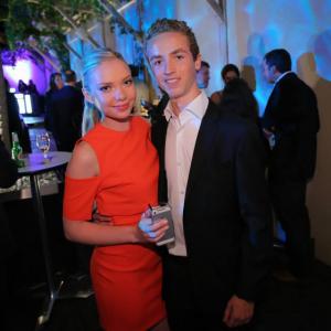 Emilia McCarthy and Evan Bird at the Maps To The Stars C Lounge after party