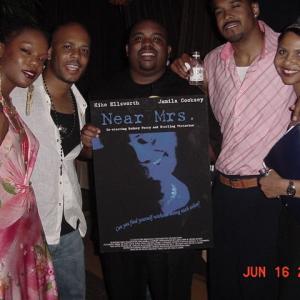 Hollywood Black Film Festival Party honoring Black Women in Film 2006  Near Mrs Cast  Crew Jamila Cooksey lead Kevin G Boyd producer Larry Sims actor Dale S Lewis directorand Sylvia V Hillman screenwriter producer codirector