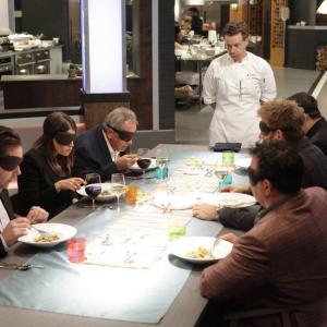 Still of Wolfgang Puck Gail Simmons Curtis Stone and Richard Blais in Top Chef Duels 2014