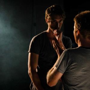 Tom Stokes and Director Stephen McCullum in Hunger