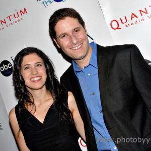 Iris Malkin  Assaf Rinde on the red carpet at the Hollywood Music in Media Awards