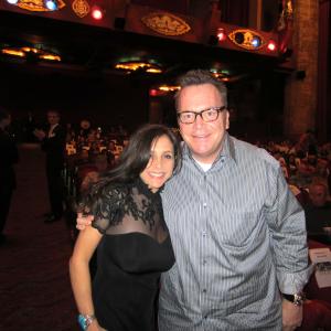 Julie OHora and Tom Arnold at premiere of THE POOL BOYS October 12 2011