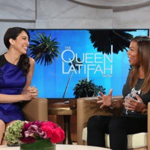 Nina Millin with Queen Latifah on The Queen Latifah Show