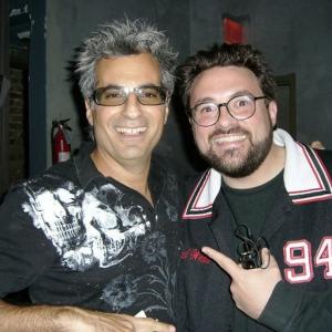 Elias Matar and Kevin Smith at Movie Askew Film Festival, after Elias was givin the Audience Choice Award for 