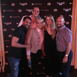 NYC Screening of 'The Overnight' with Writer/Dir Patrick Brice, Actress Judith Godreche, Lynsay Brice, Lance R. Marshall and James E. Oxford.