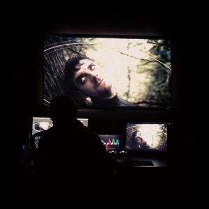 Woods being color corrected by Mila Patriki at Red Square Motion