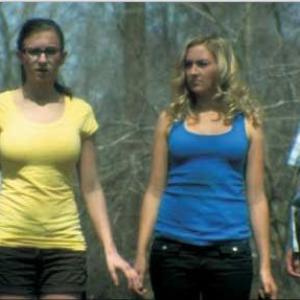 Still of Erik A. Williams, Stephanie Lomenick, Liana Werner-Gray, and Andrew Roth in The Man in the Maze (2011)
