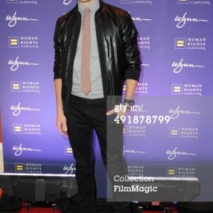 Justin Mortelliti arrives at the 9th Annual Human Rights Campaign Gala at The Wynn in Las Vegas