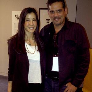 Danny Foxx and Lisa Ling Beverly Hills 2011