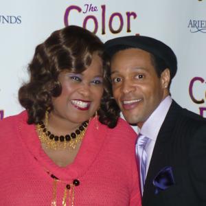 Felicia P Fields and Stu James Sophia  Harpo Opening Night of Oprah Winfrey Presents The Color Purple in Chicago