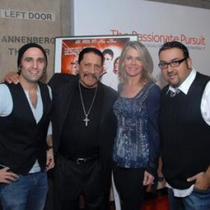 Actors Mike Hatton and Danny Trejo with Executive Producer Denise DuBarry and Director Christian Sesma at the world premiere of Shoot the Hero at the Palm Springs International Film Festival