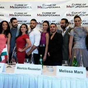 Press conference in Iraq for movie 'Curse of Mesopotamia'