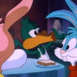 Still of Charles Adler, Joe Alaskey and Tress MacNeille in Tiny Toon Adventures (1990)