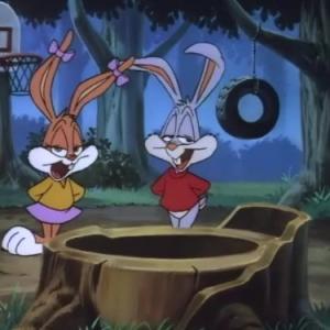 Still of Charles Adler and Tress MacNeille in Tiny Toon Adventures (1990)