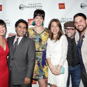 The cast  writer of the film or Die with Festival Chairman Christina Marouda at Indian Film Festival Los Angeles