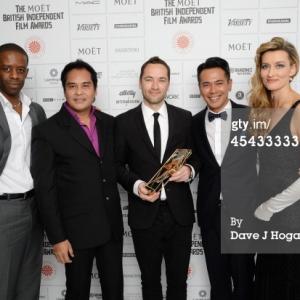 Britsh Independent Film Awards Juries Natascha McElhone R and Adrian Lester L